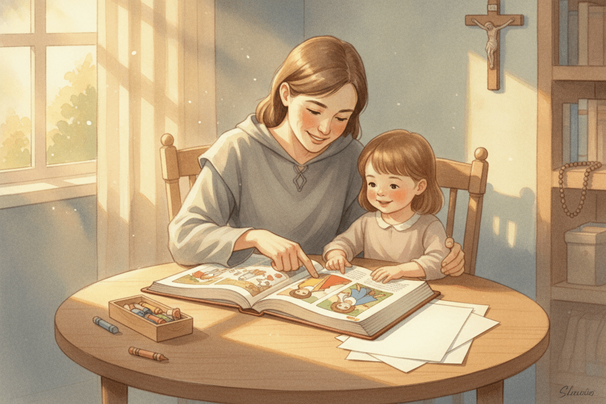 Begin With the Bible, Not the Craft — illustration for BibleHeroes blog