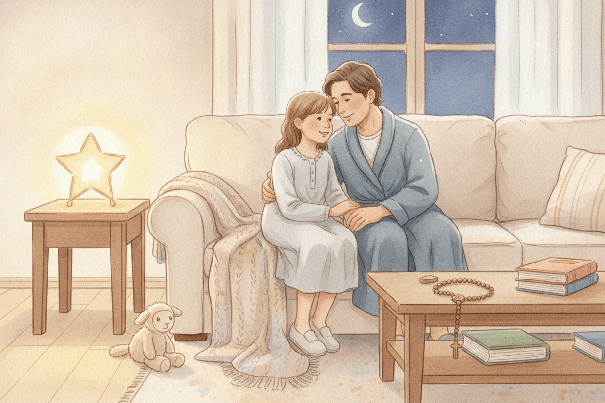 Start With the Question Your Child Is Actually Asking — illustration for BibleHeroes blog