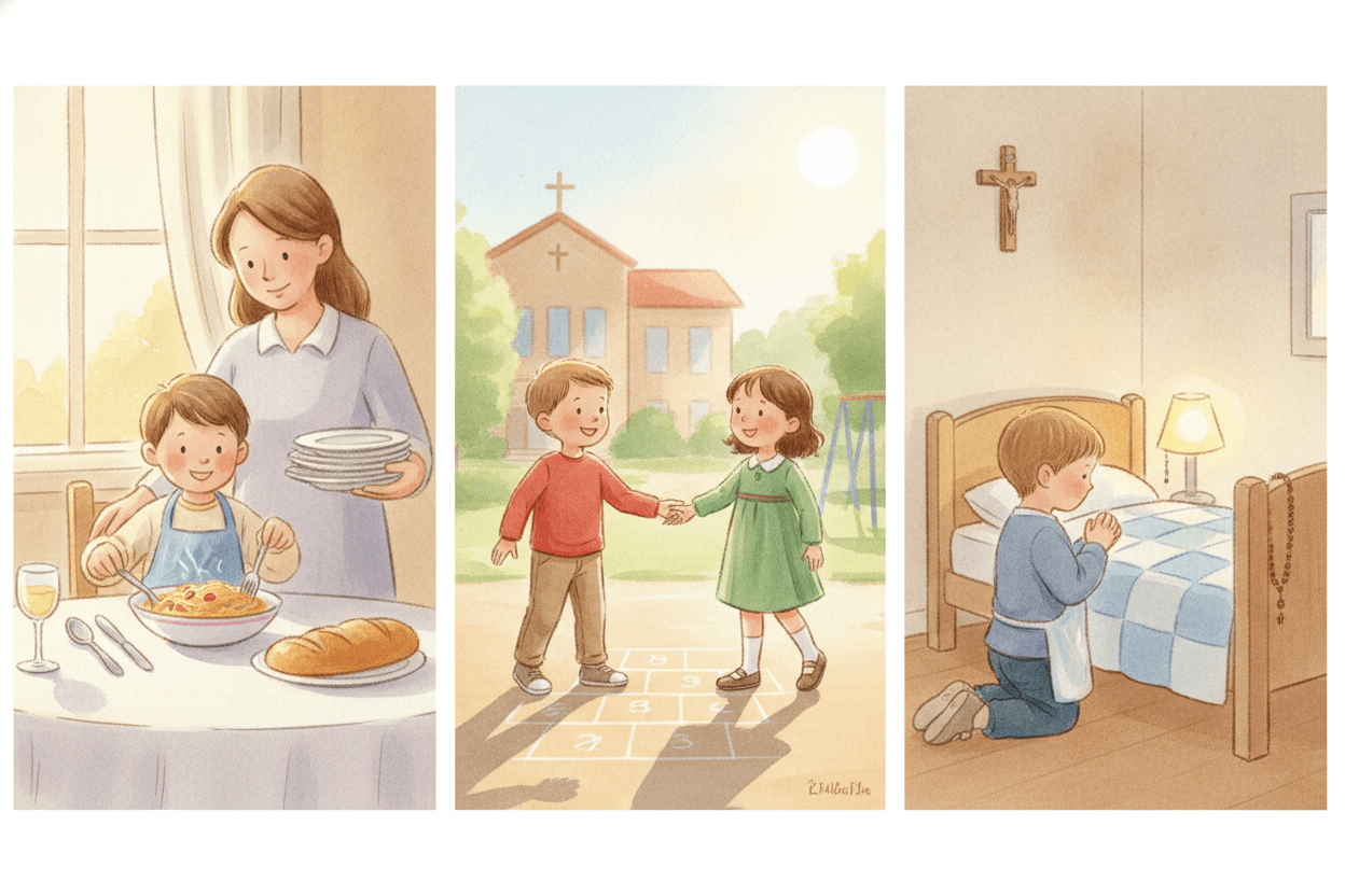 What “Small” Looks Like in a Child’s Real Life — illustration for BibleHeroes blog