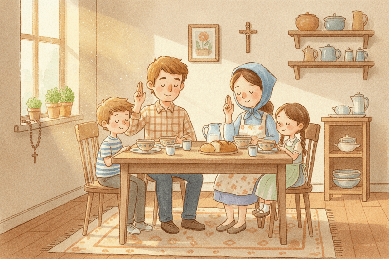 Let Daily Rhythms Do the Teaching — illustration for BibleHeroes blog