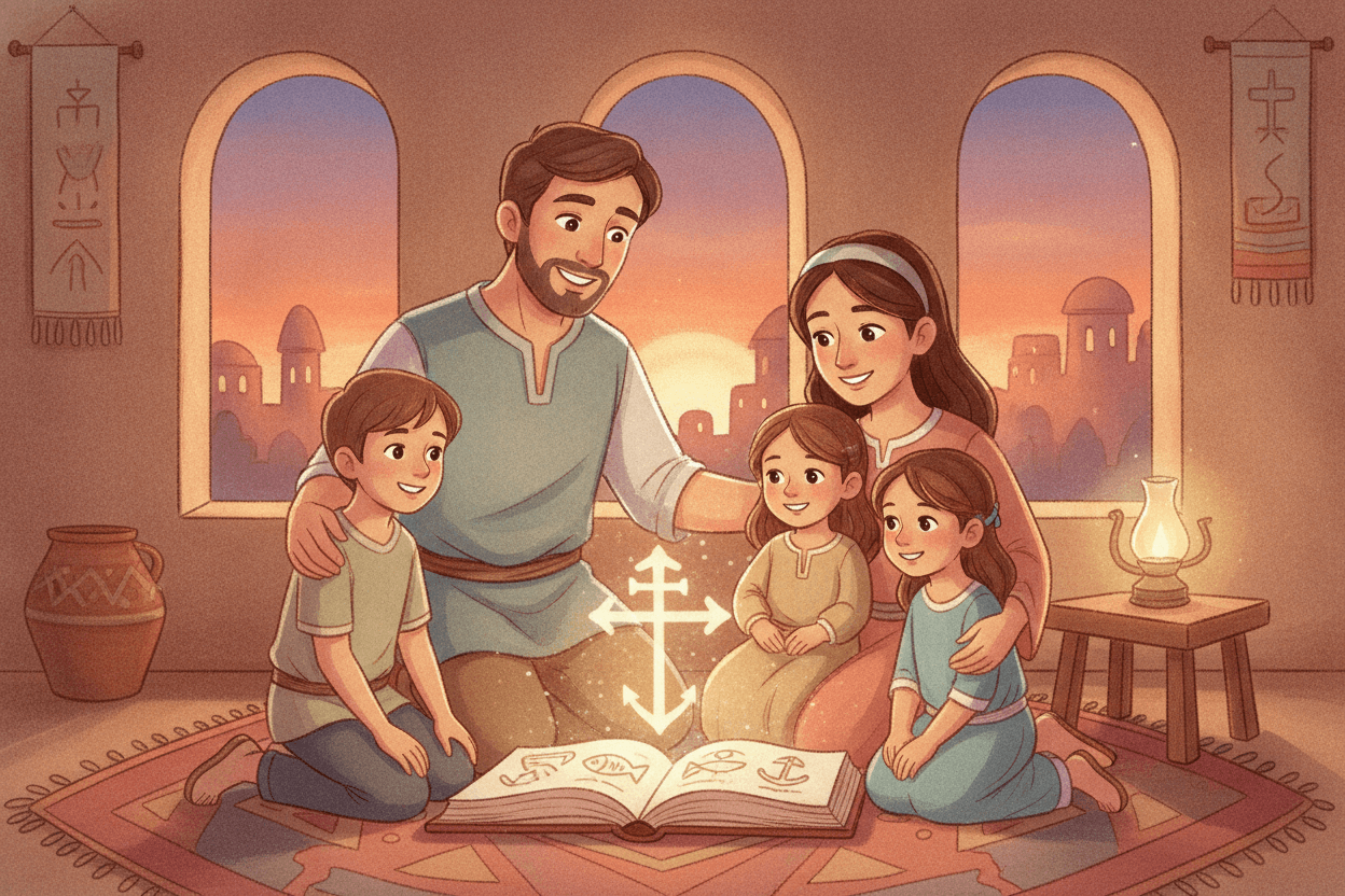 Daniel’s Open Window Shows What a Prayer Rhythm Can Be — illustration for BibleHeroes blog