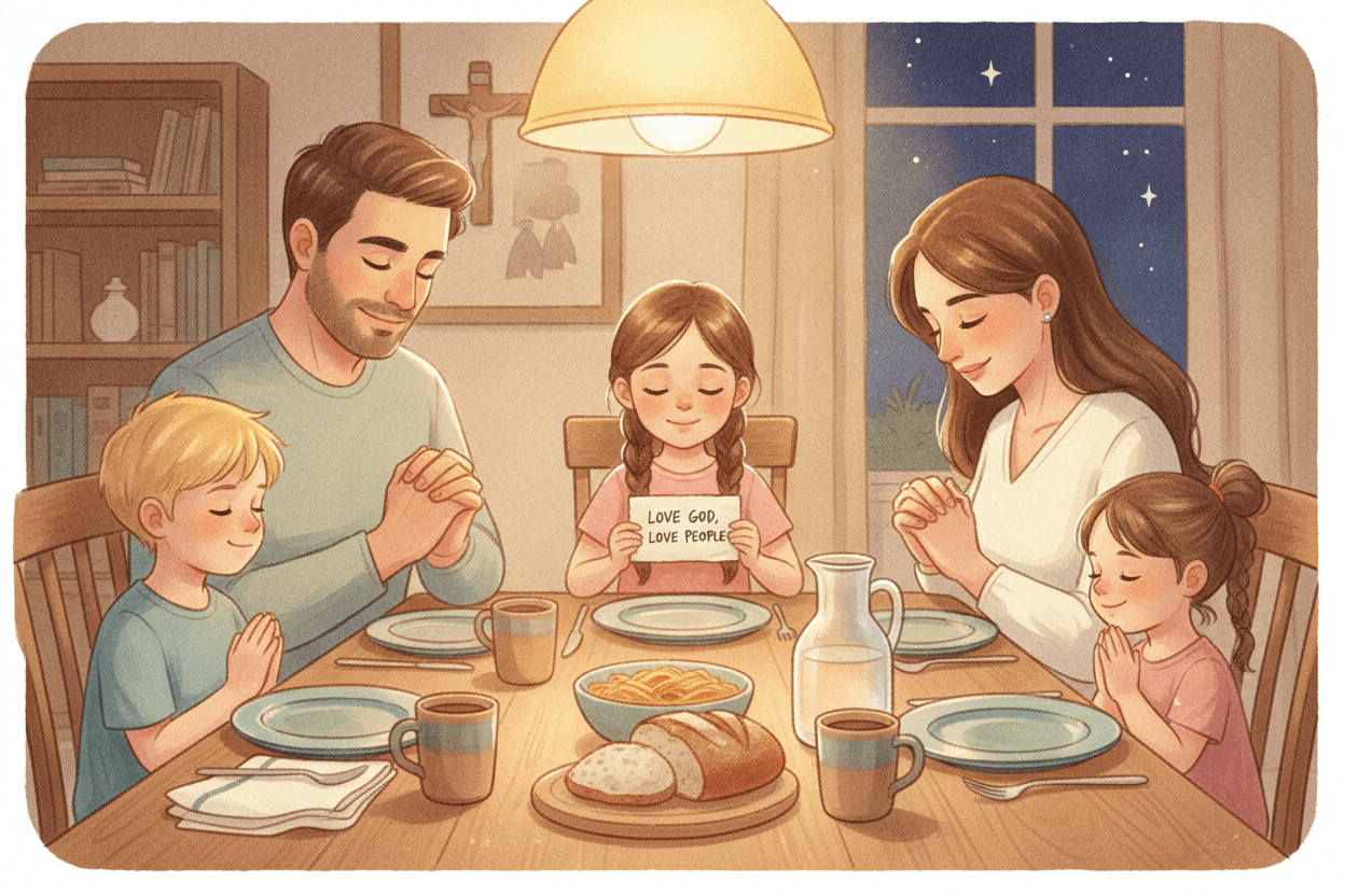 Try One Small Commandments Habit This Week — illustration for BibleHeroes blog