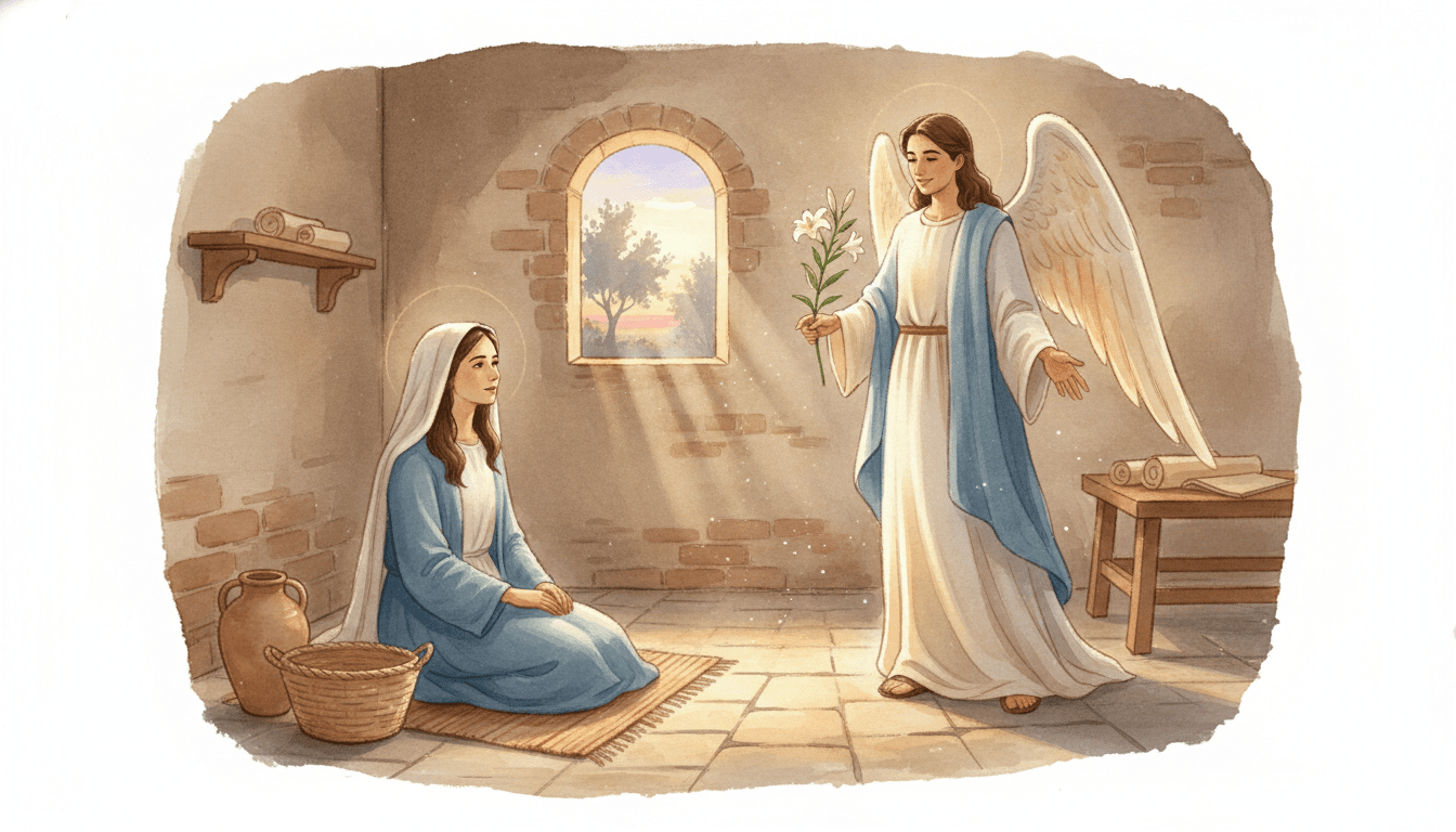 The Annunciation for Kids: Understanding Mary’s Yes
