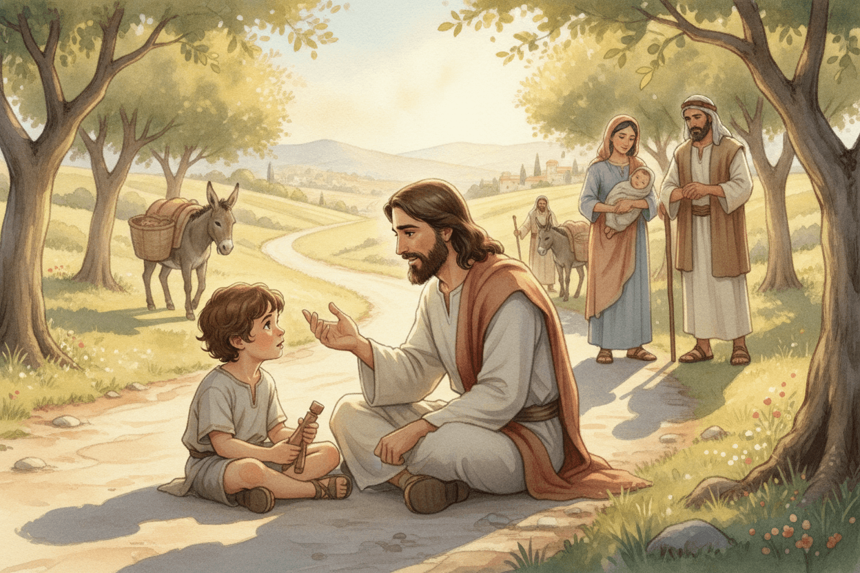 The Question Behind the Story: “Who Is My Neighbor?” — illustration for BibleHeroes blog