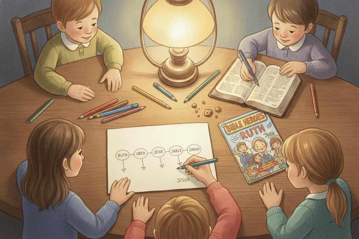 Try This at Your Table This Week — illustration for BibleHeroes blog