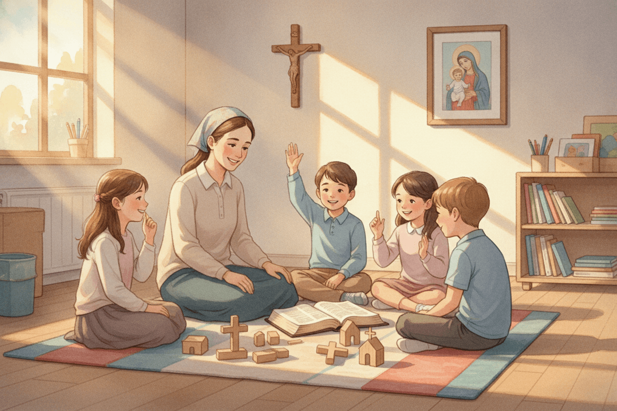 A Babel Bible Lesson That Invites Conversation, Not Shame — illustration for BibleHeroes blog