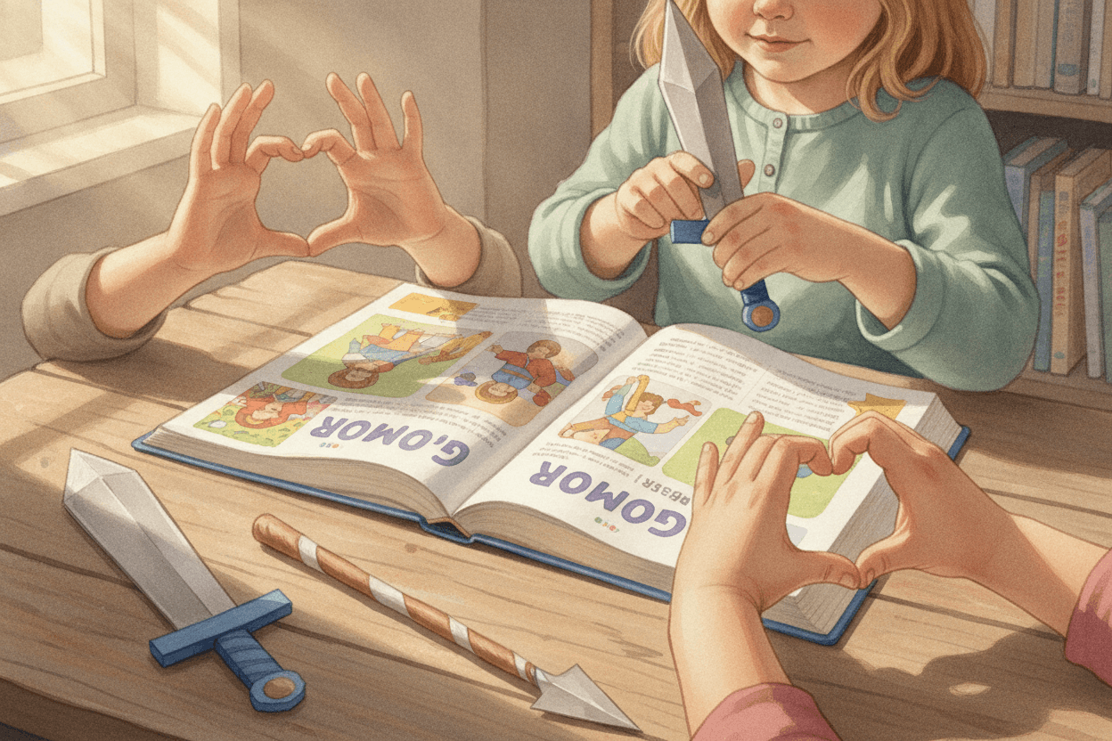 Keep the Plan Short, Playful, and Repeatable — illustration for BibleHeroes blog