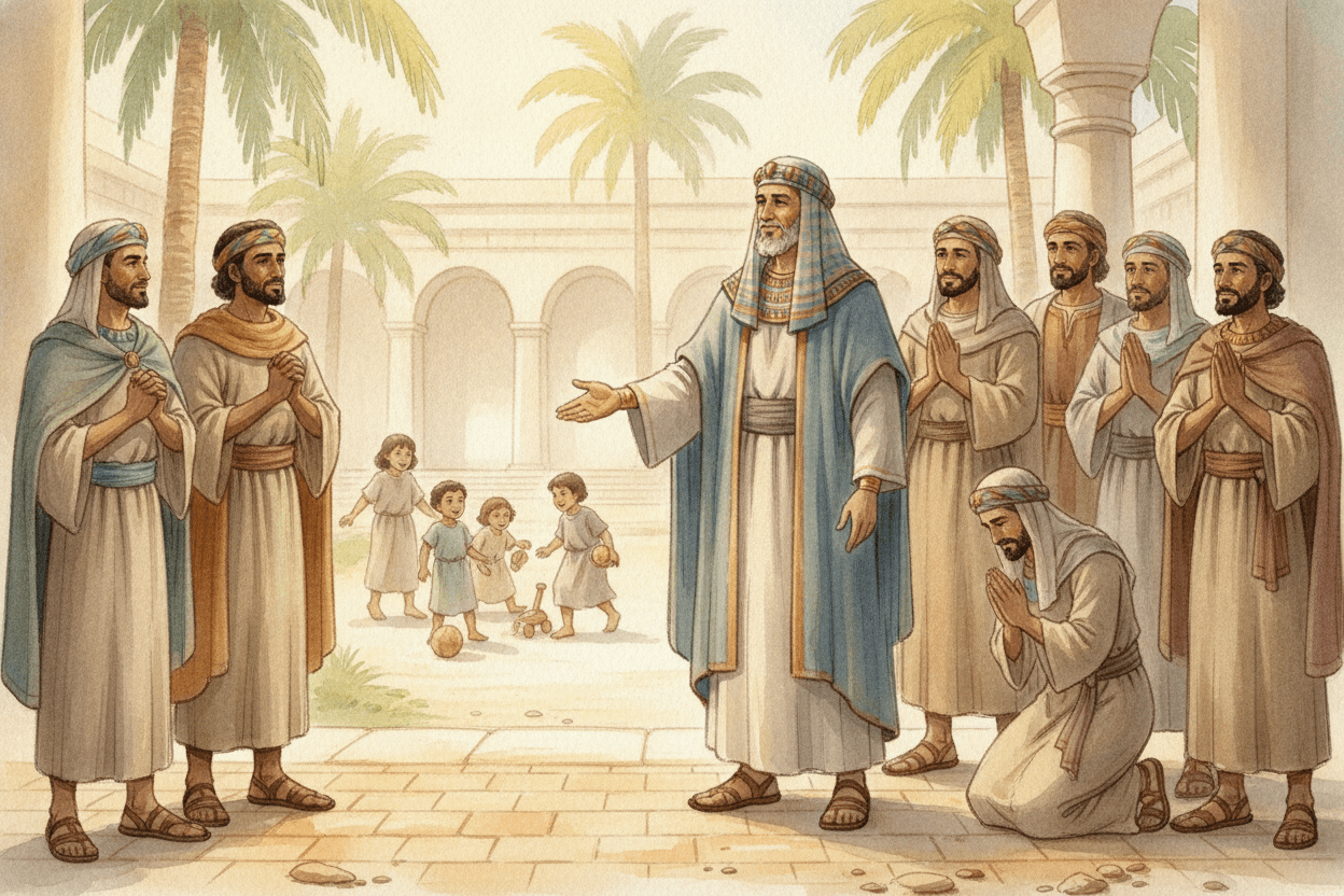 Week 4: Choose Mercy Instead of Keeping Score — illustration for BibleHeroes blog