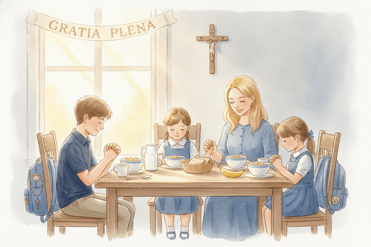 Make the Prayer Moment Smaller Than You Think — illustration for BibleHeroes blog