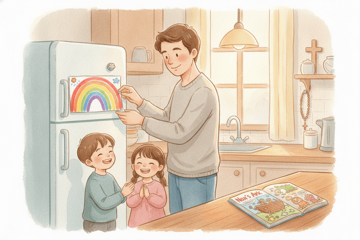 Carry God’s Promise Into This Week — illustration for BibleHeroes blog