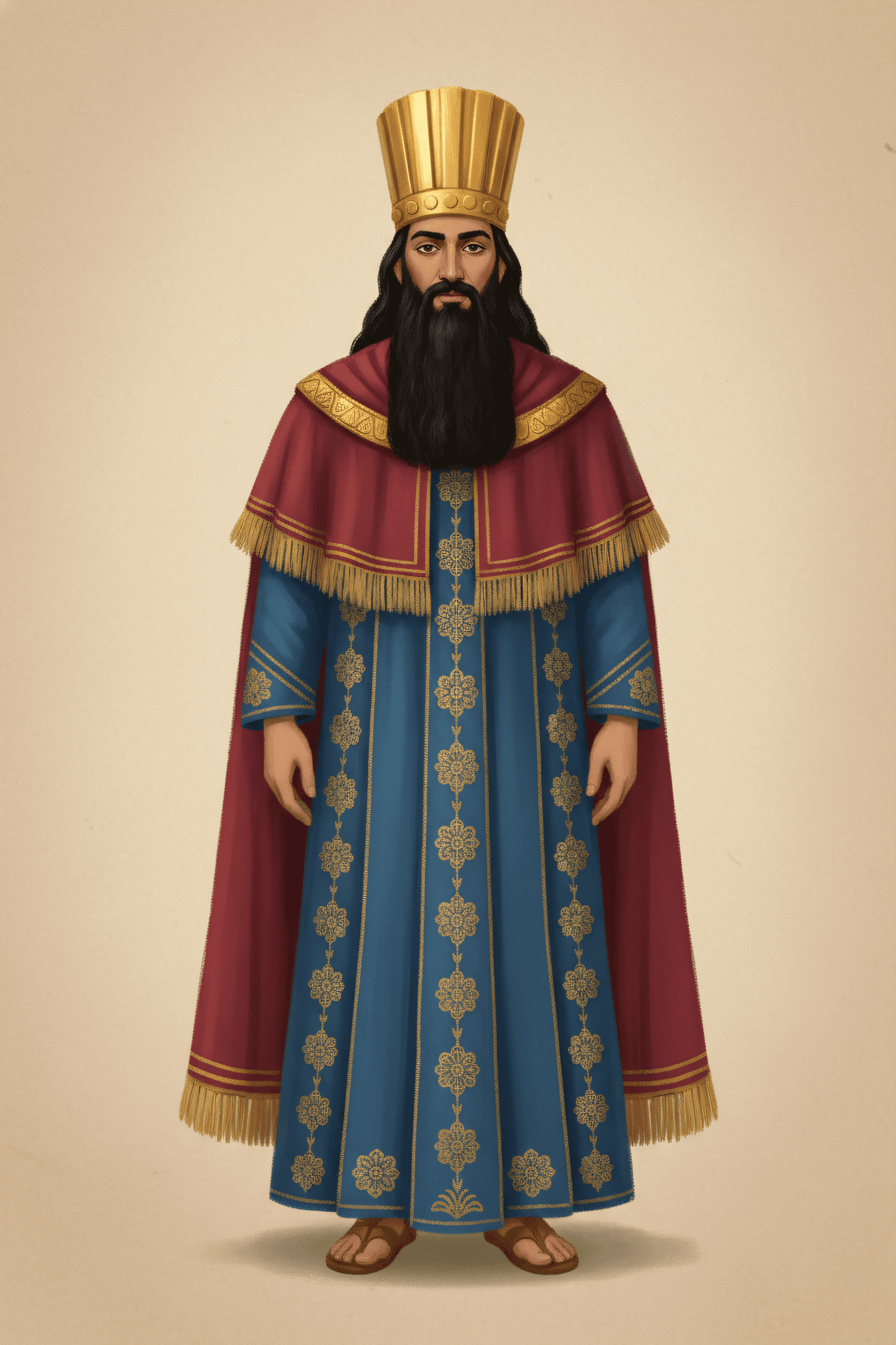 King Darius portrait