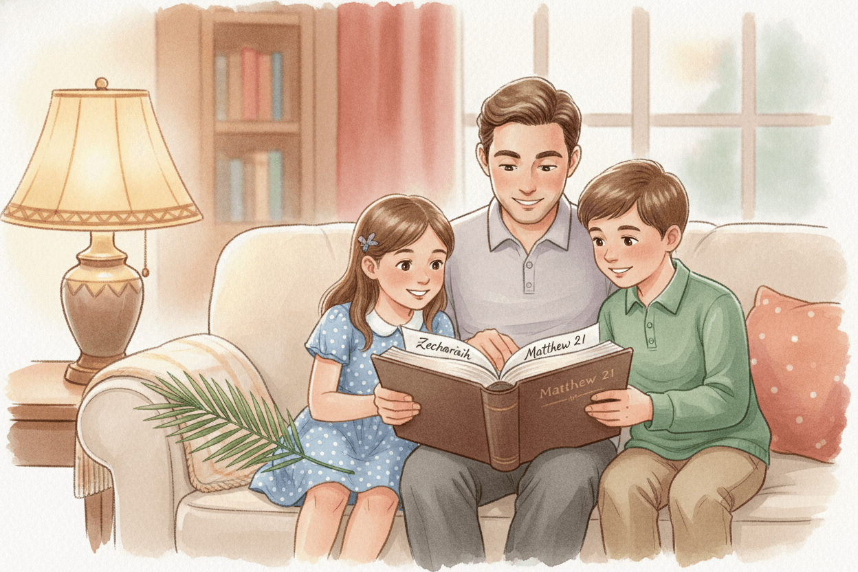 Read the Promise and the Fulfillment Together — illustration for BibleHeroes blog
