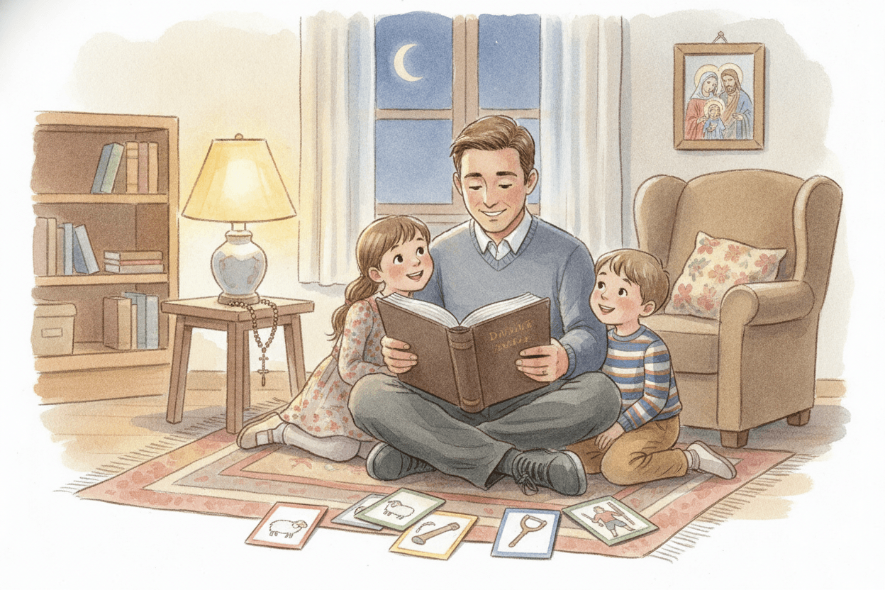 Days 1–2: Hear the Story and Echo the Words — illustration for BibleHeroes blog