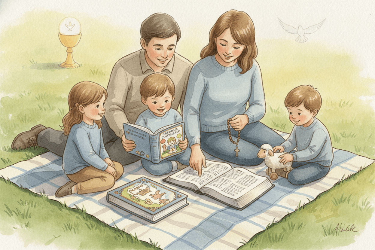 Use a Children’s Bible as a Bridge, Not a Substitute — illustration for BibleHeroes blog
