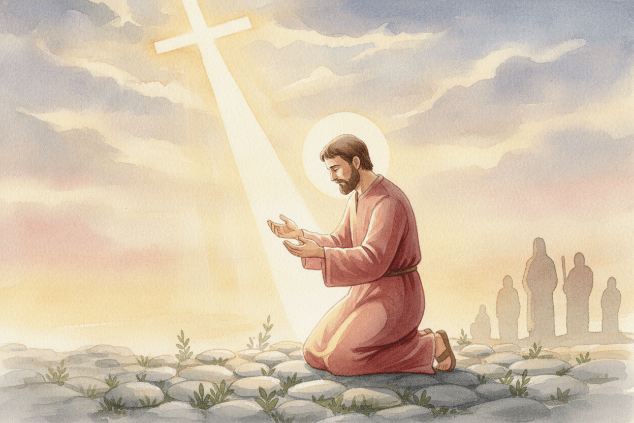 Why Did Stephen Pray for the People Hurting Him? — illustration for BibleHeroes blog