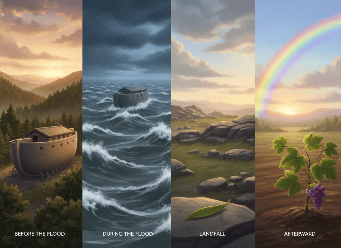 The Floodwaters — illustration