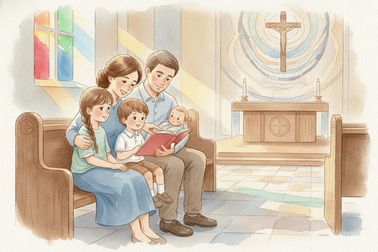Explain What “God Speaks” Means in Catholic Life — illustration for BibleHeroes blog