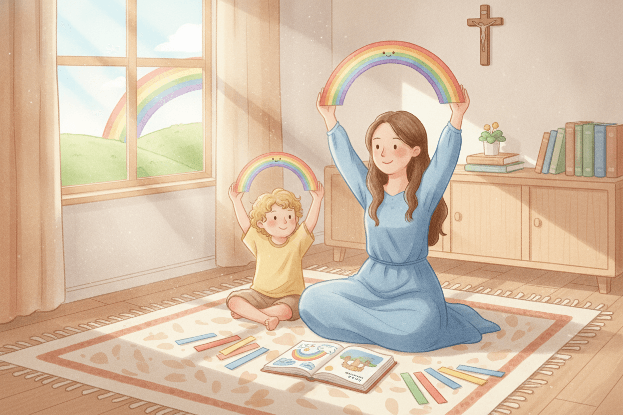 Say This Memory Verse Together — illustration for BibleHeroes blog