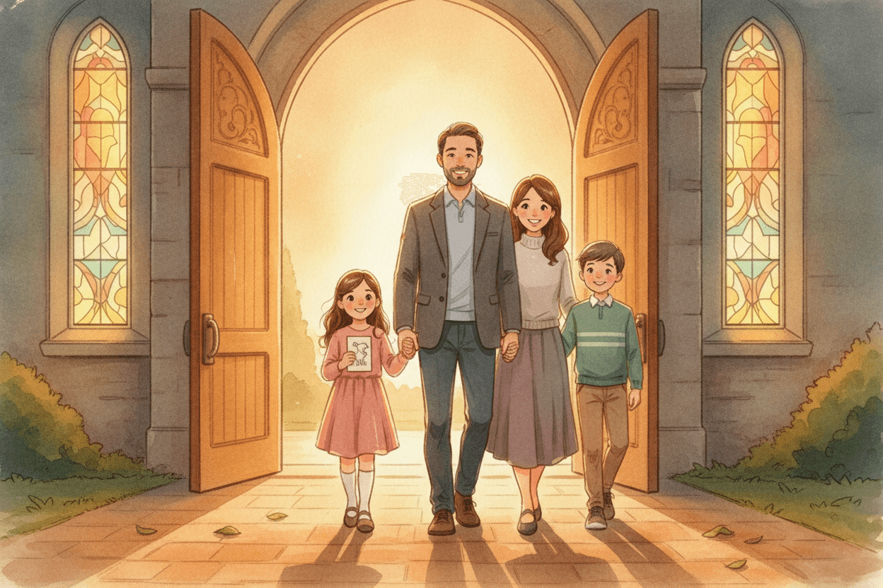 This Week: Make Mercy the Family’s Normal Language — illustration for BibleHeroes blog