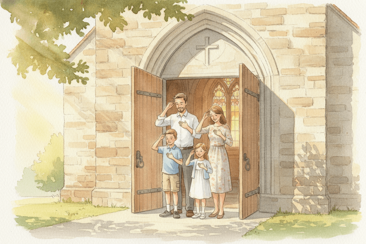 Try a Five-Minute Eucharist Habit This Week — illustration for BibleHeroes blog
