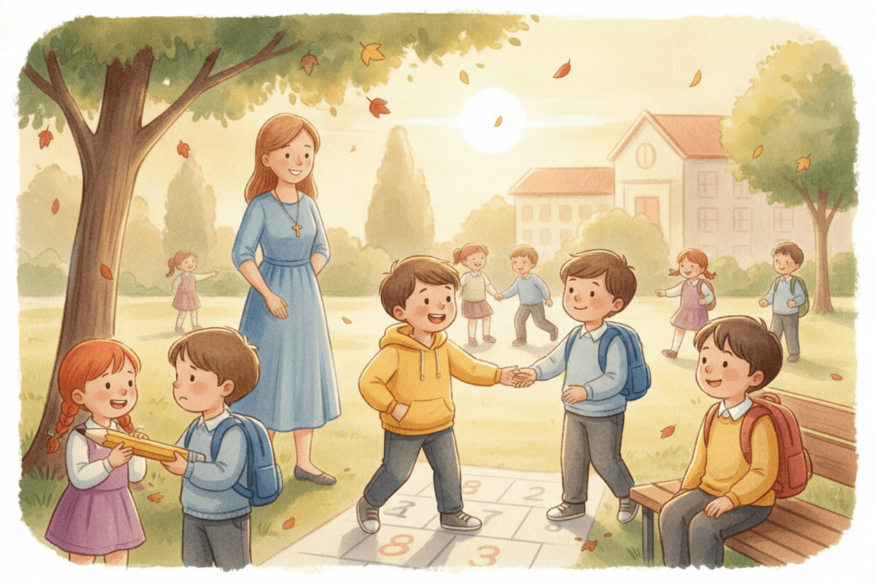 Teach the Next Four as Ways We Protect People — illustration for BibleHeroes blog