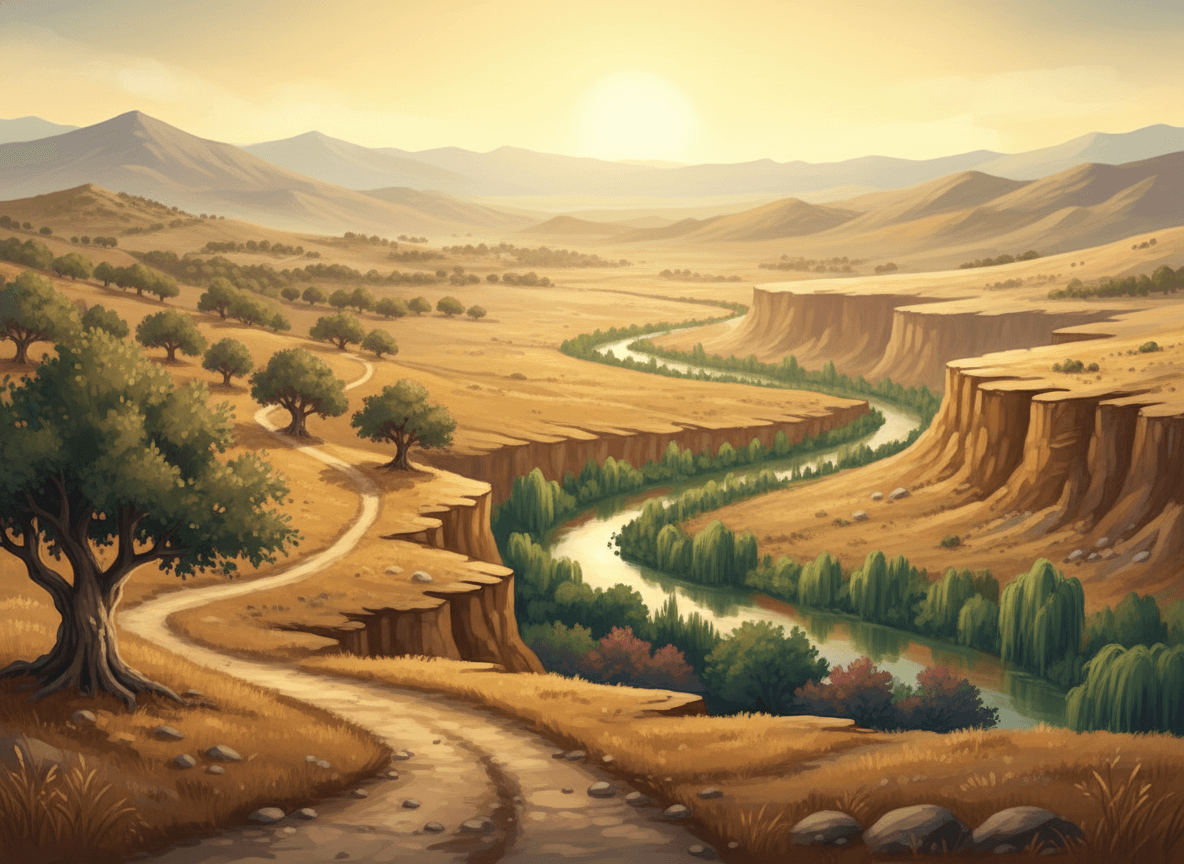 Jordan Crossing East of Jericho