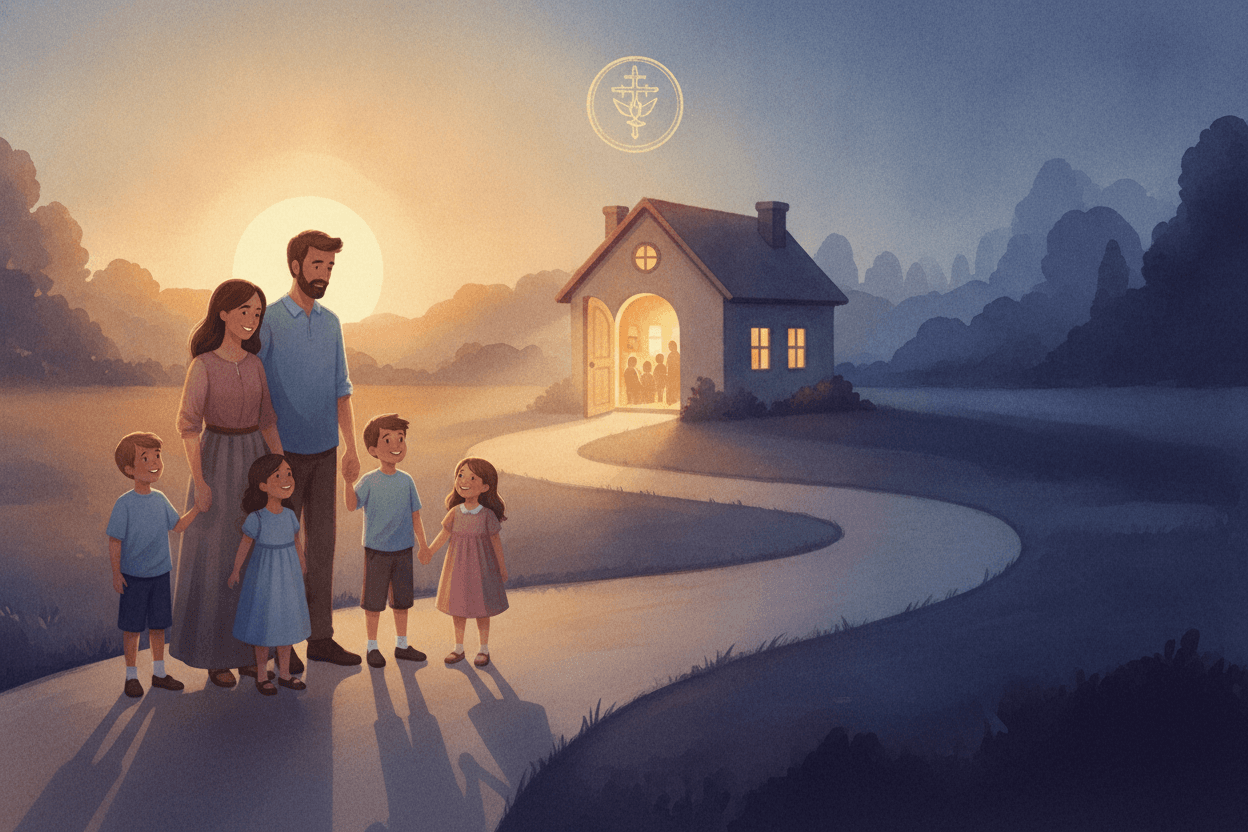 Explain Hell as a Real Choice, Not God’s Trap — illustration for BibleHeroes blog