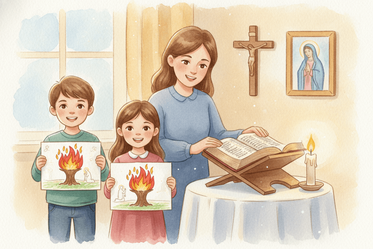 Try a 10-Minute “Holy Ground” Lesson This Week — illustration for BibleHeroes blog