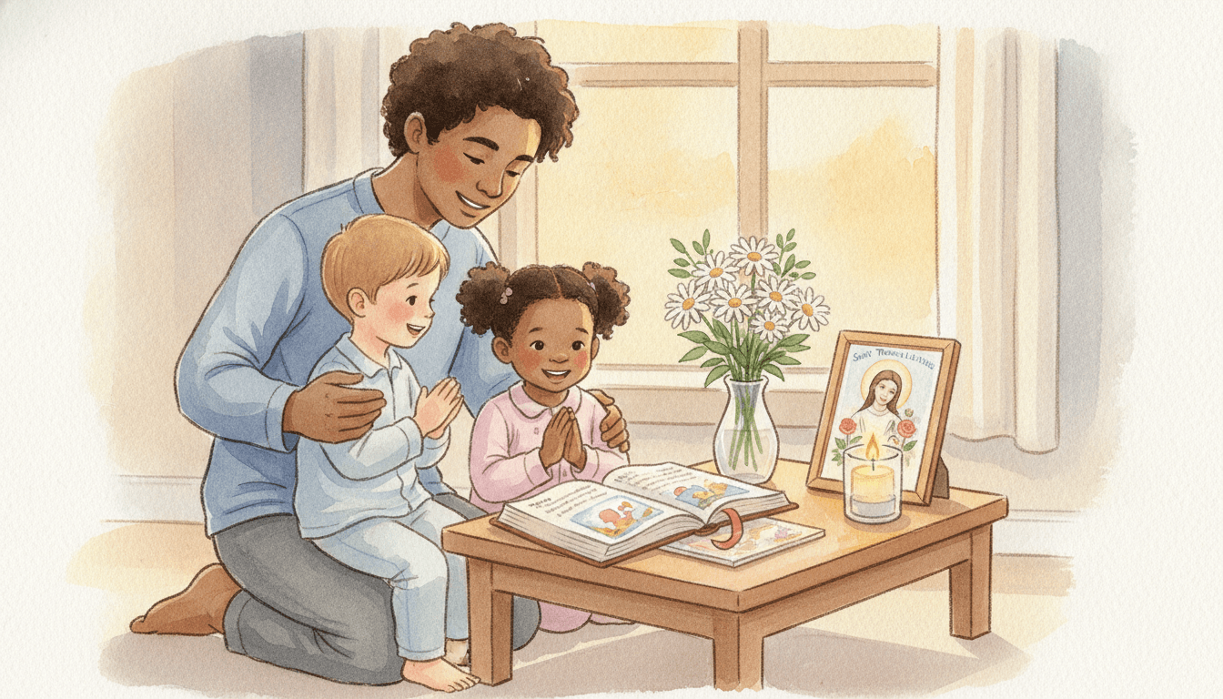 A Simple Heavenly Friends Routine for Young Children