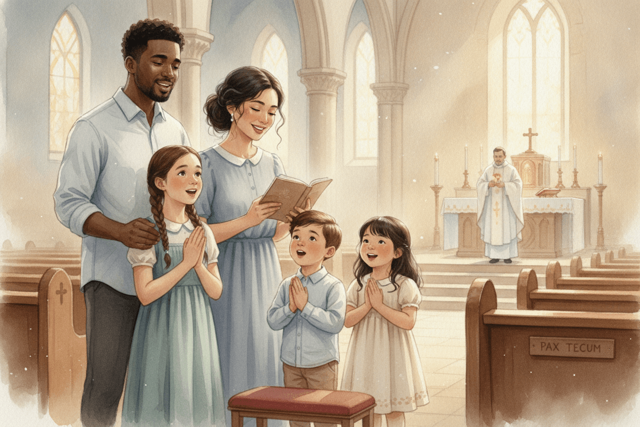 Show Children How They Already Participate Before Communion — illustration for BibleHeroes blog