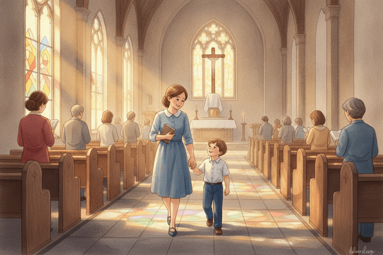 Rehearse the Day So Reverence Feels Familiar — illustration for BibleHeroes blog