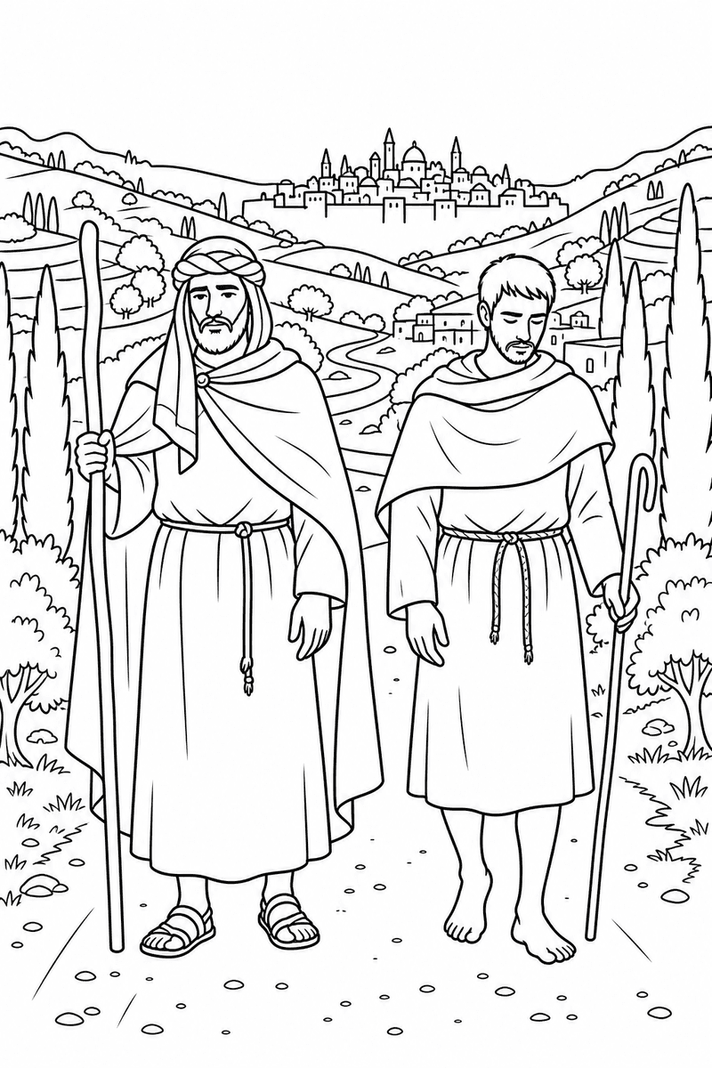 The Road to Emmaus comic cover