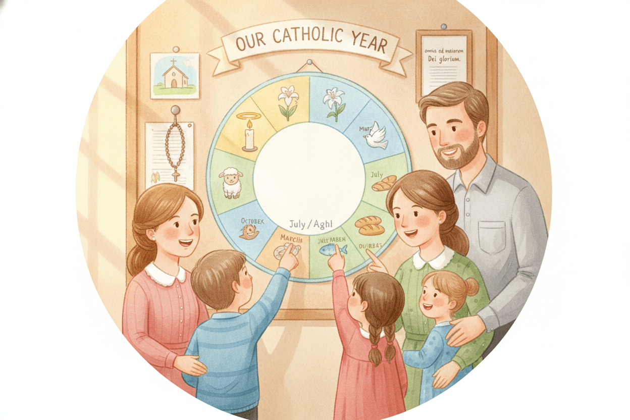 Choose a Manageable Year of Feasts — illustration for BibleHeroes blog