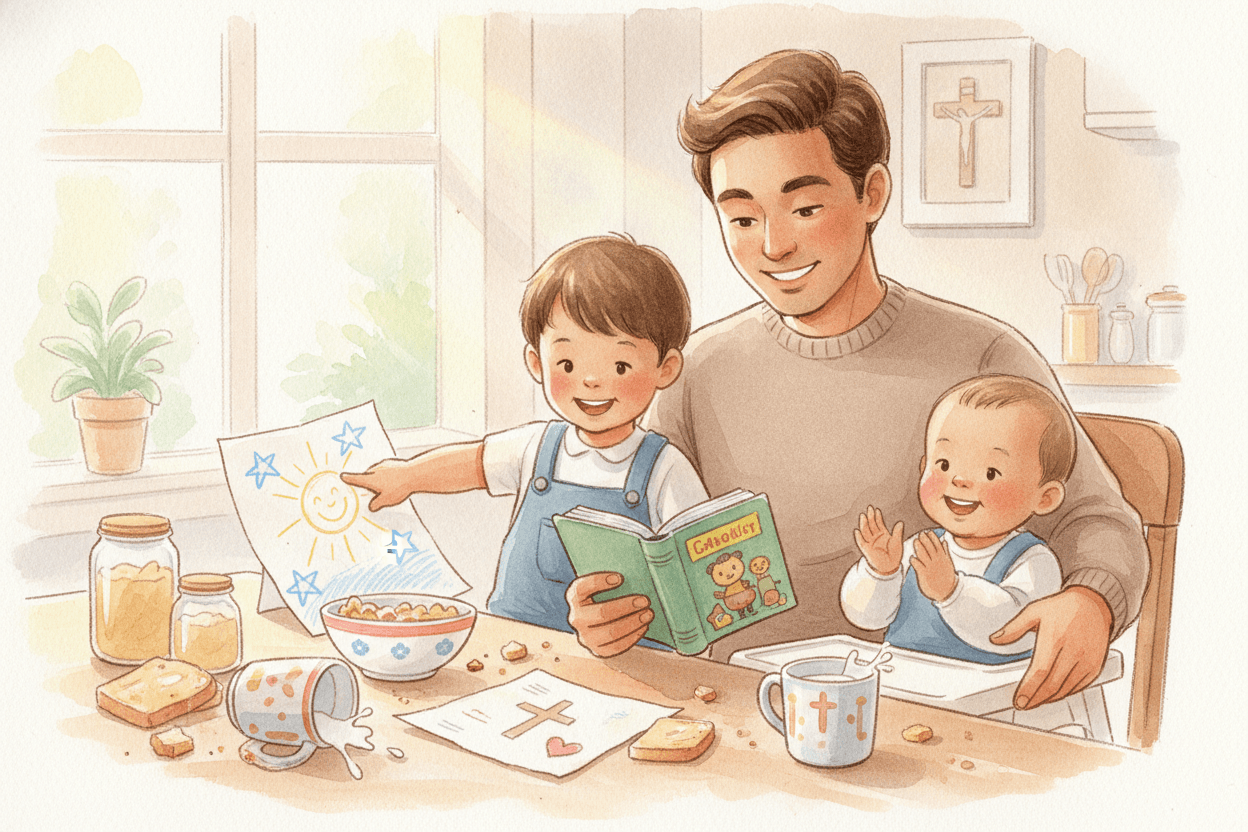 Keep the Week Small, Not Perfect — illustration for BibleHeroes blog