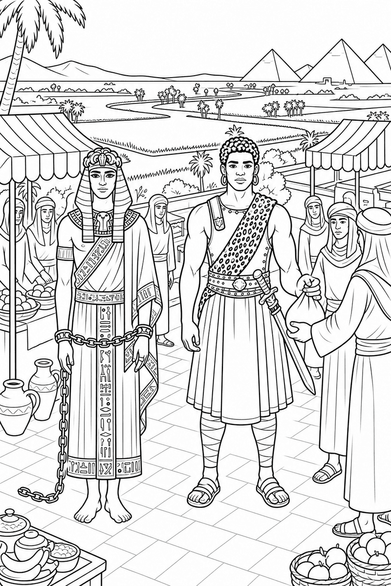 Joseph in Egypt comic cover