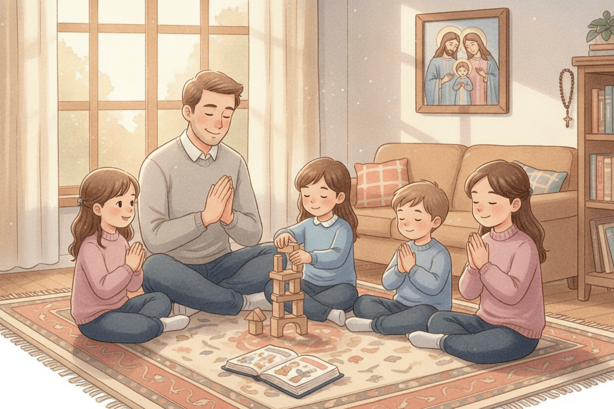 Try This Week: Celebrate the Gift, Name the Giver, Practice Help — illustration for BibleHeroes blog