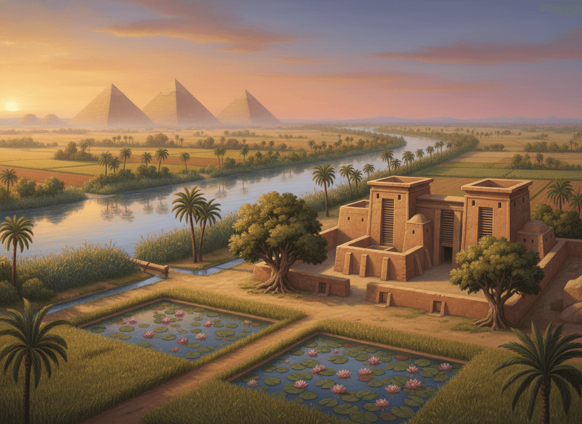 Egyptian Granaries — illustration