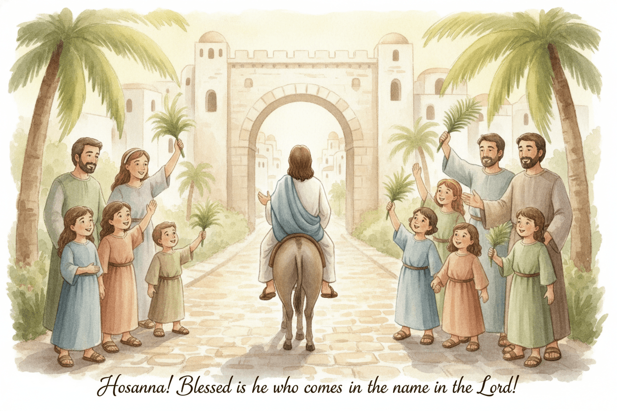 Jesus Is a King, but Not the Kind They Expected — illustration for BibleHeroes blog