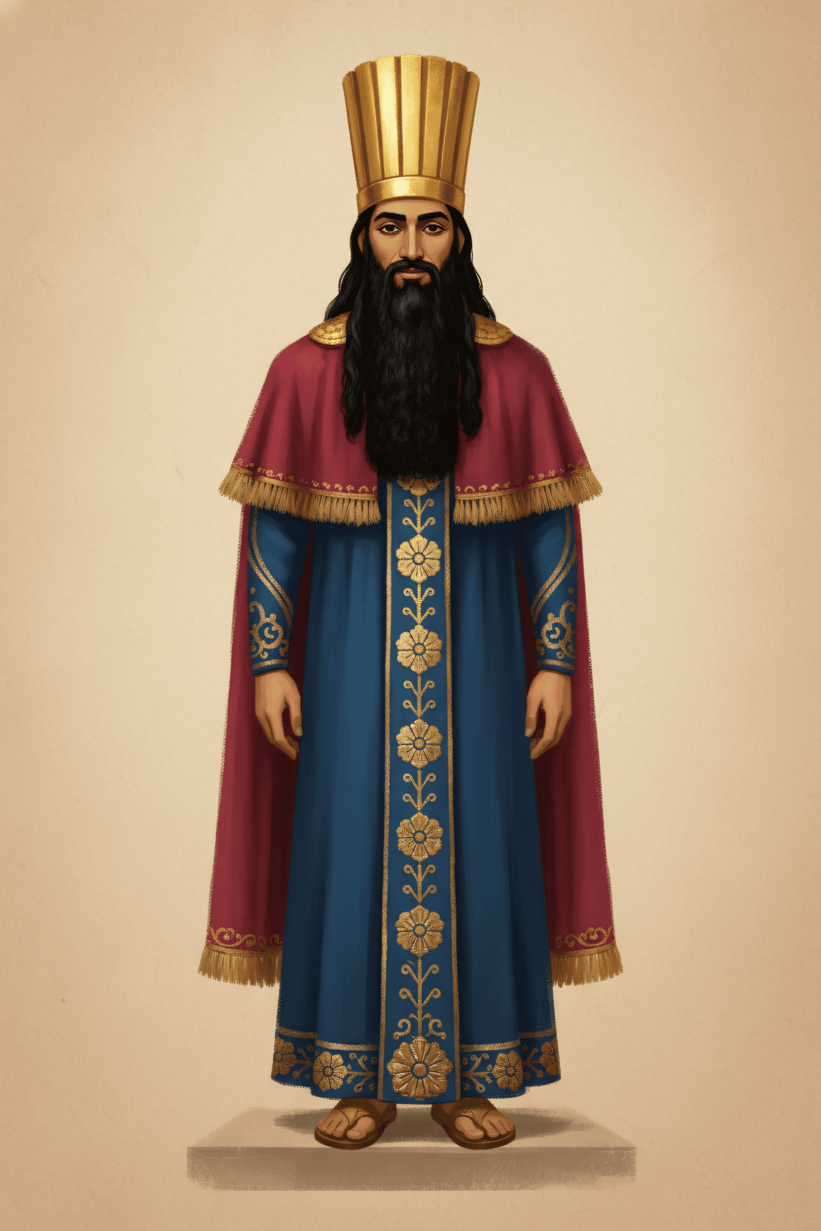 King Xerxes portrait
