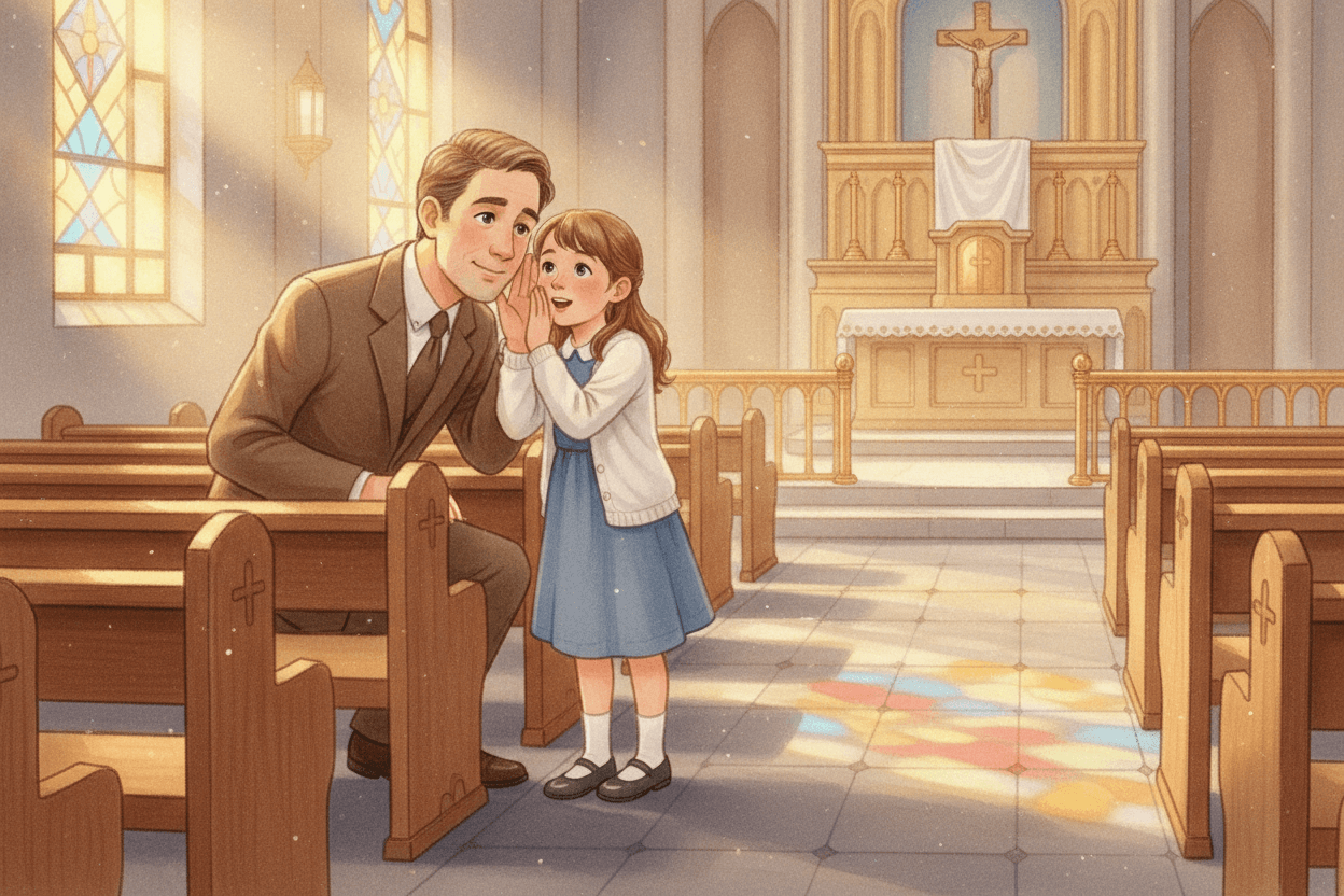 Begin With the Question Your Child Is Already Asking — illustration for BibleHeroes blog