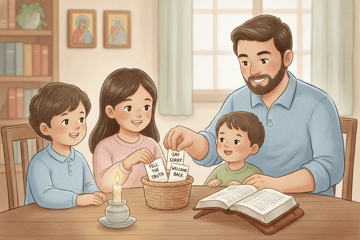 Try One Small Act of Return This Week — illustration for BibleHeroes blog