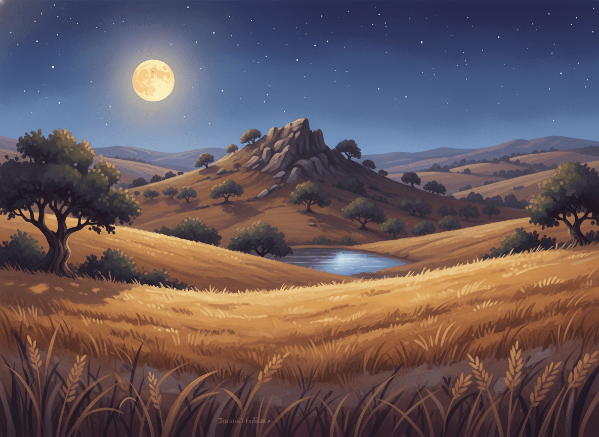 Hill of Moreh — illustration