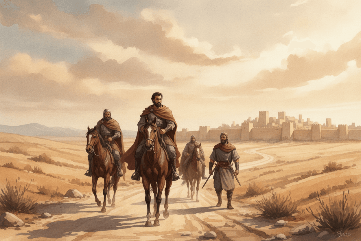 Acts 9 Does Not Soften Saul’s Sin — illustration for BibleHeroes blog