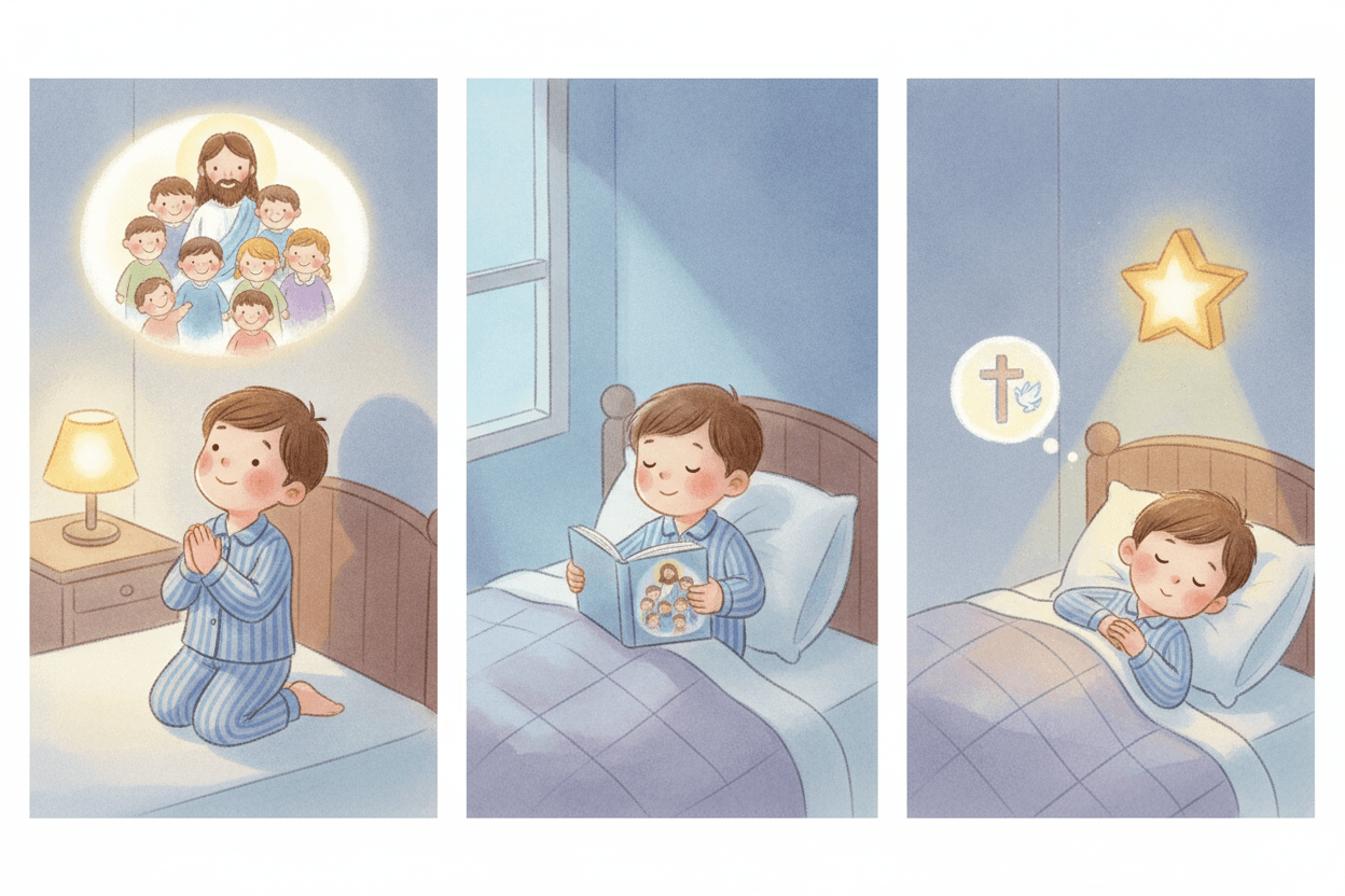 Use all three kinds of prayer—without making it complicated — illustration for BibleHeroes blog