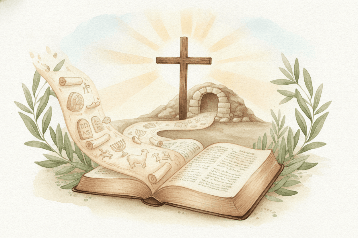 How Catholics Read a Difficult Old Testament Story — illustration for BibleHeroes blog