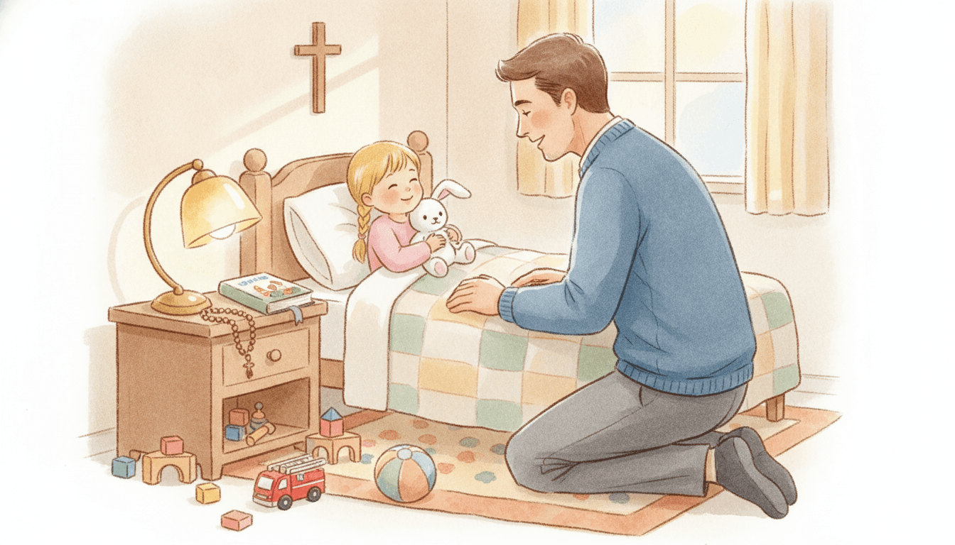 Simple Catholic Night Prayers Kids Will Enjoy