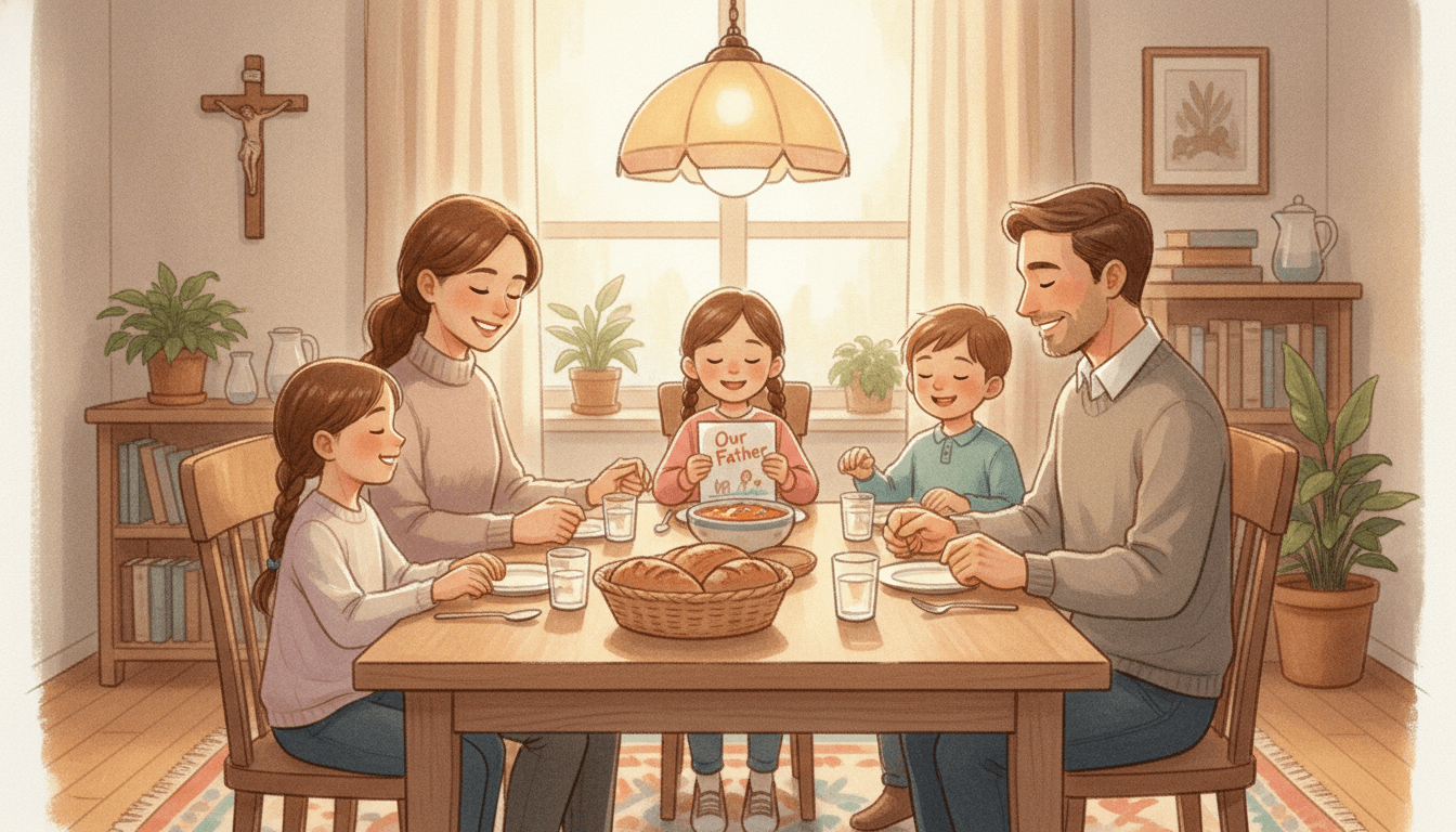 How to Teach Kids the Lord’s Prayer at Home