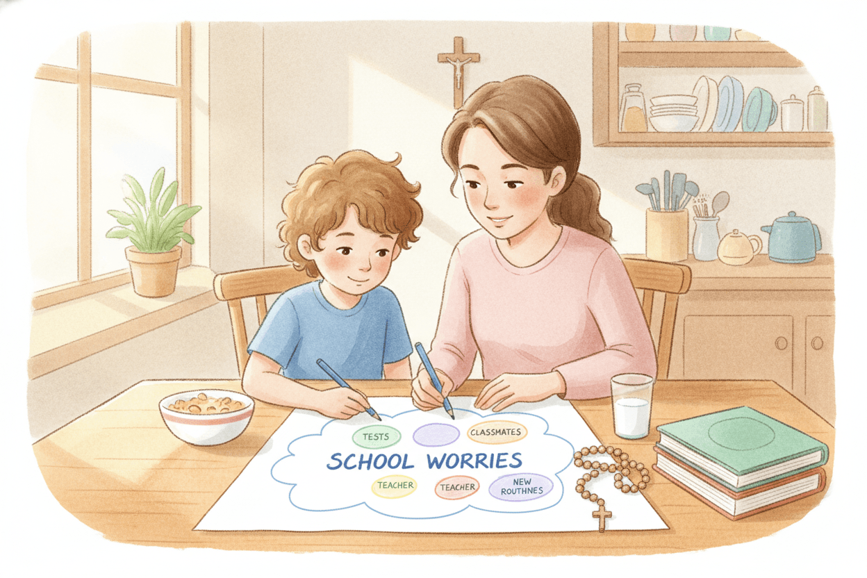 First, Help Your Child Name the Giant — illustration for BibleHeroes blog