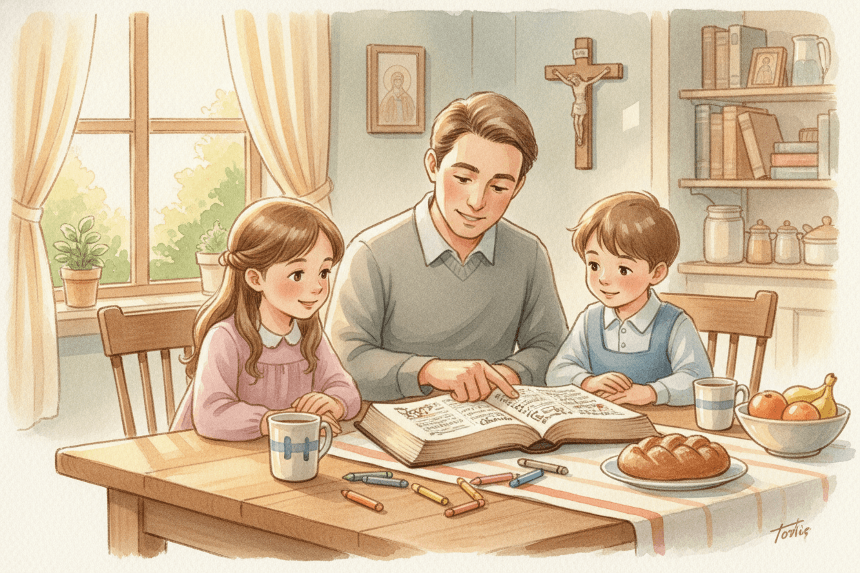 Ask Questions That Fit Your Child’s Age — illustration for BibleHeroes blog