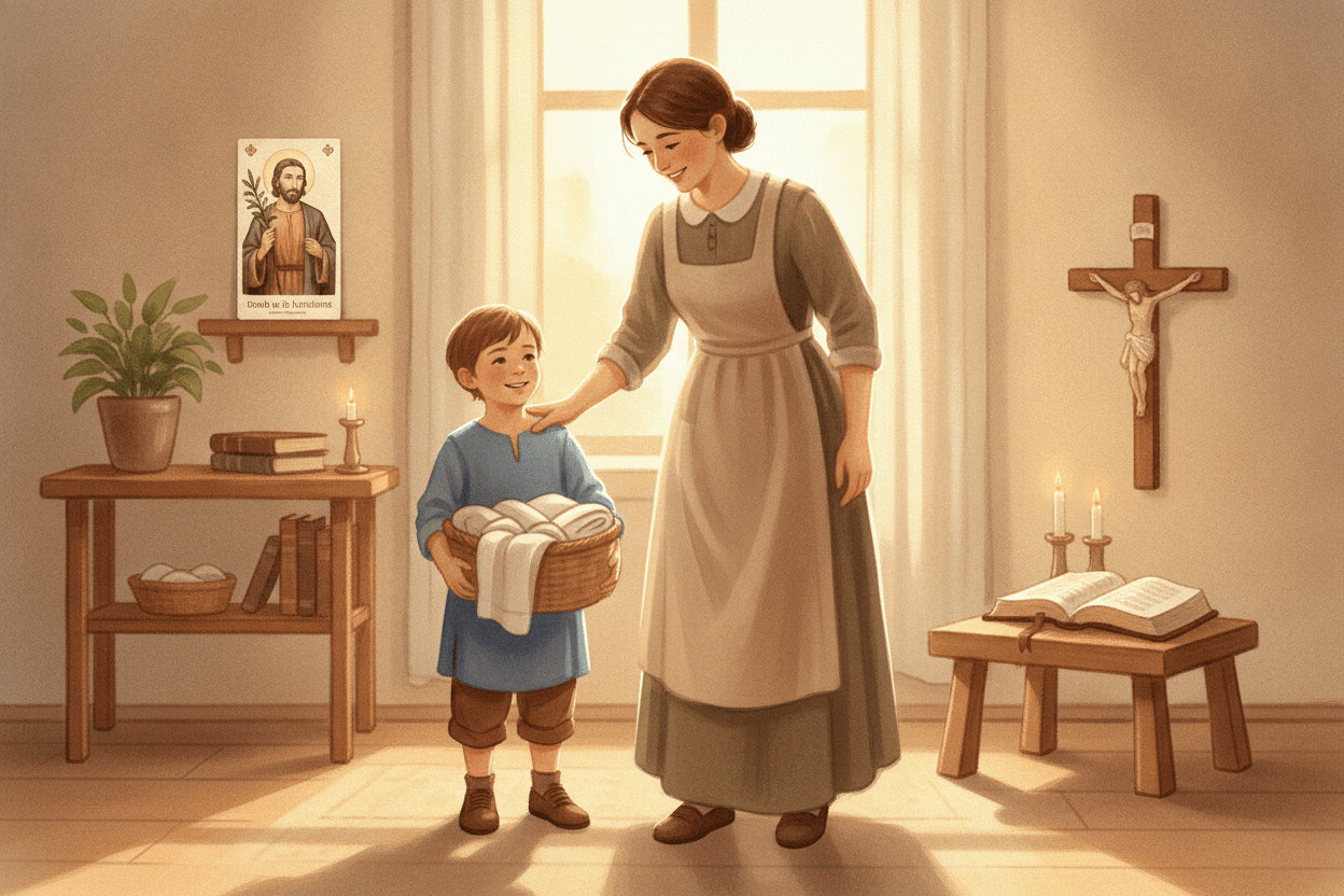 Try This Heavenly Friends Routine This Week — illustration for BibleHeroes blog